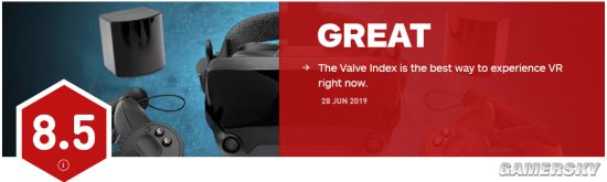 j9九游真人游戏第一平台V社自家VR装备Valve Index获IGN 85分(图1)